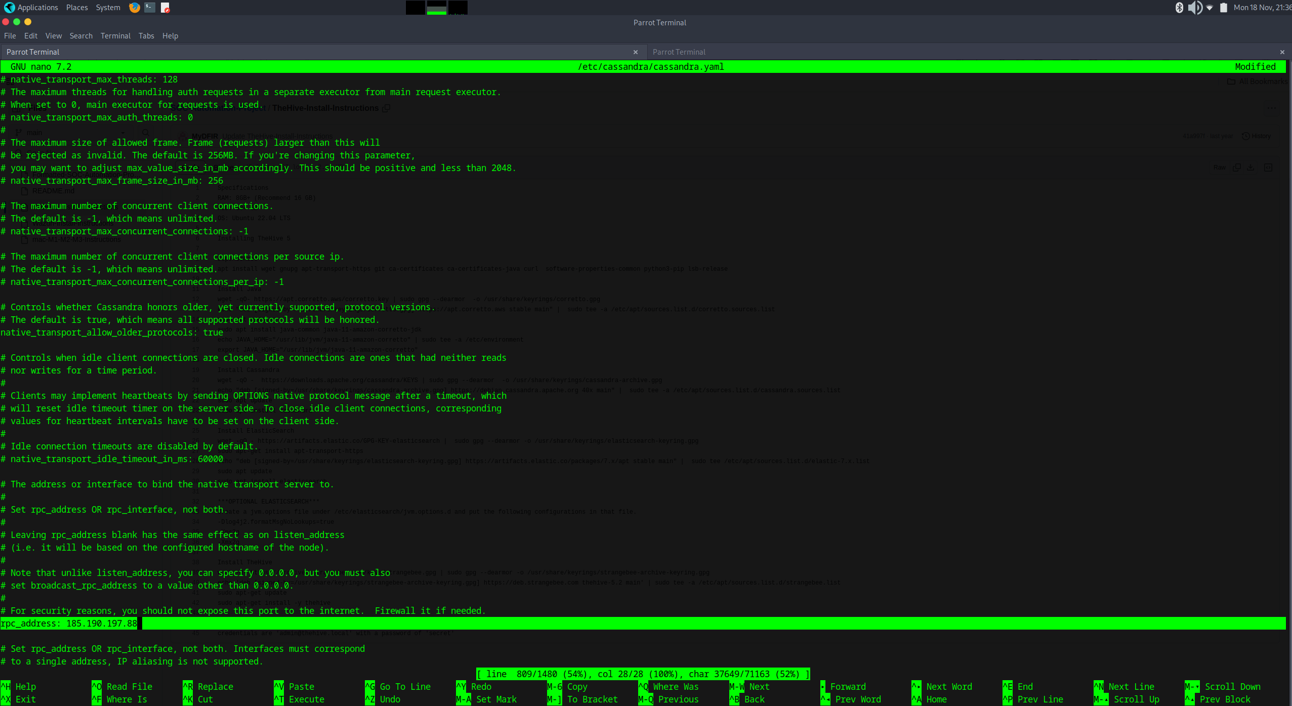 Configuring RPC Address in Cassandra